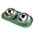 Petopia  Double gamelle en inox pour chien et chat