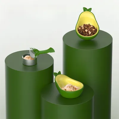 Pet Planet Bol multifonction en forme d'avocat