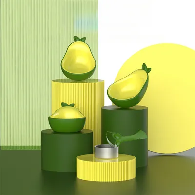 Pet Planet Bol multifonction en forme d'avocat