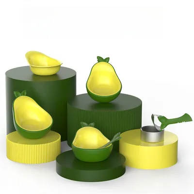 Pet Planet Bol multifonction en forme d'avocat