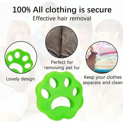 Boule Anti Poil,Réutilisables épilateurs à poils d'animaux,2Couleurs