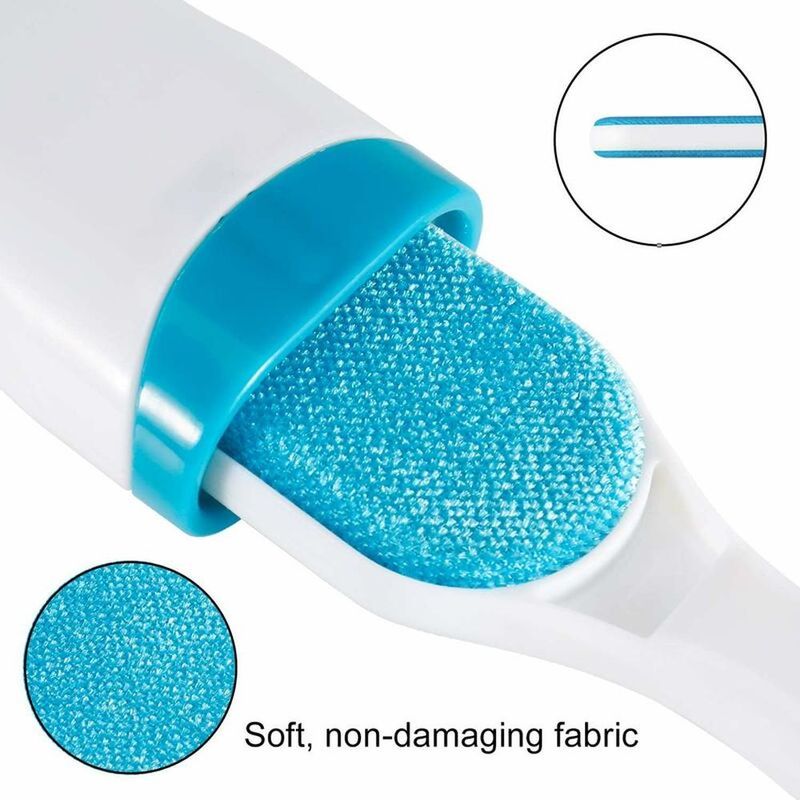 Brosse Anti Poils Animaux Chat & Chien - Brosse de Nettoyage Réutilisable