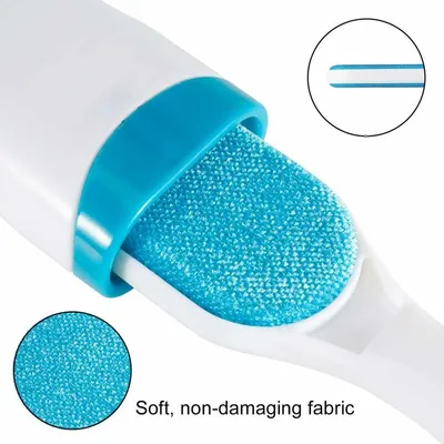 Brosse Anti Poils Animaux Chat & Chien - Brosse de Nettoyage Réutilisable