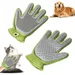 ZooVenture 2 En 1 Gants De Toilettage Pour Chiens Et Chats