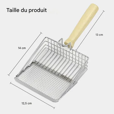 IntiMeg Pelle à litière en métal pour chat