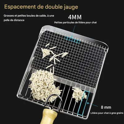 IntiMeg Pelle à litière en métal pour chat