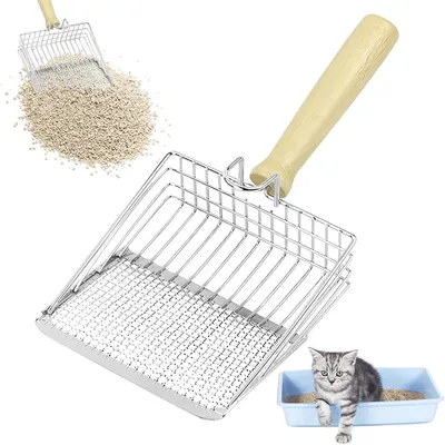 IntiMeg Pelle à litière en métal pour chat IntiMeg Pelle à litière en métal pour chat