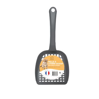 PET DESIGN Pelle a Litiere SCOOP Grise - 26.5 x 12 x 4.5 cm