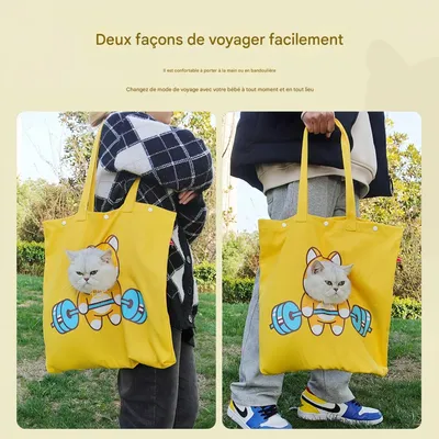 FurryFusion Sac portable pour chat