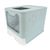 M-PETS Maison de toilette - SILE TOP - Grise - 51 x 41 x 12.5 cm