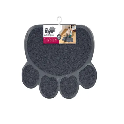 MPETS Tapis Litiere PAW Gris 60 x 45 cm