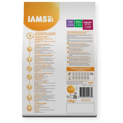 IAMS -   chat senior poulet - IAMS for Vitality