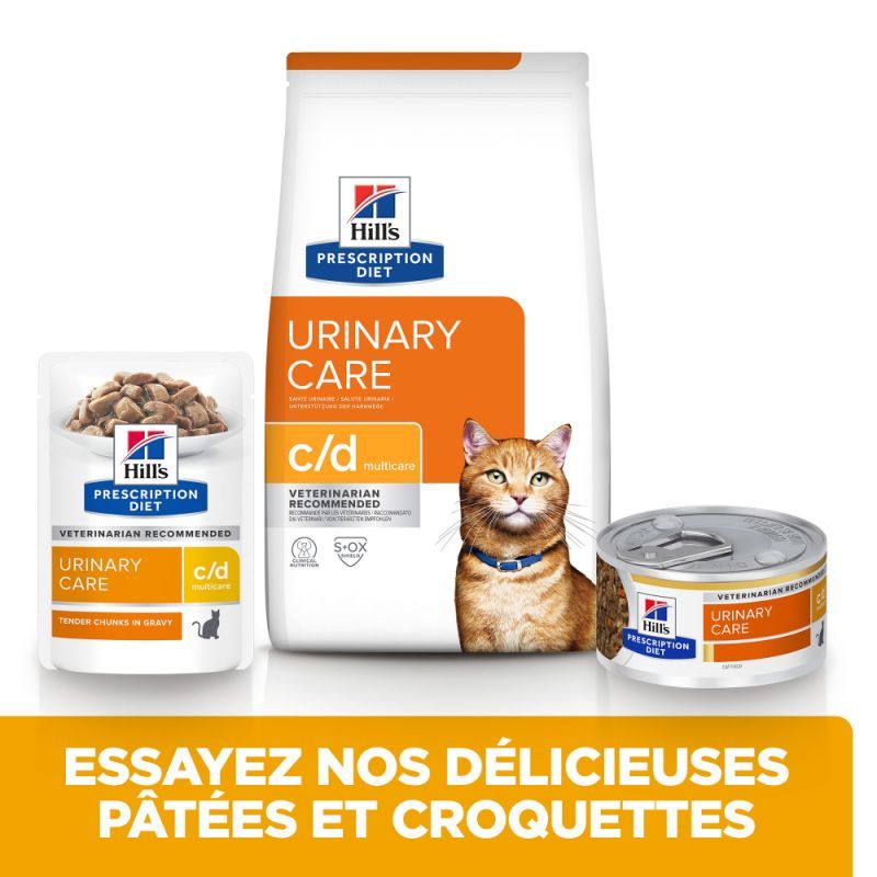 HILL'S -  CHAT ADULT PRESCRIPTION DIETS C/D MULTICARE URINARY CARE SAUMON
