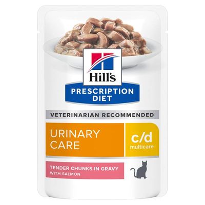 HILL'S -  CHAT ADULT PRESCRIPTION DIETS C/D MULTICARE URINARY CARE SAUMON