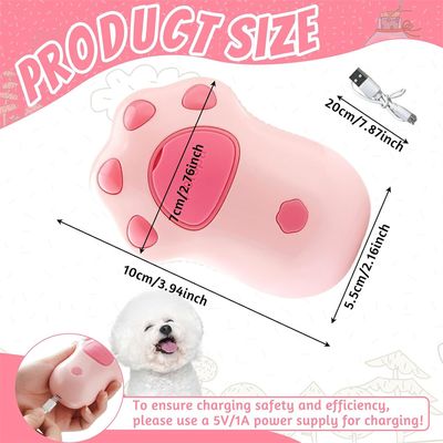 IntiMeg Brosse à vapeur 3 en 1 pour chiens et chats