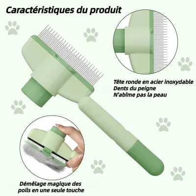Pet Planet Brosse de toilettage pour chien et chat