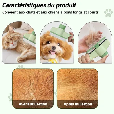 Pet Planet Brosse de toilettage pour chien et chat