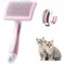 Pet Planet ZooVenture Autonettoyante Brosse Pour Chiens Et Chats Rose