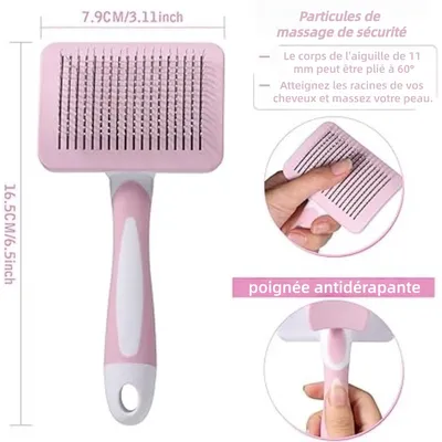 ZooVenture Autonettoyante Brosse Pour Chiens Et Chats