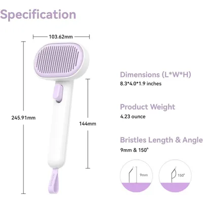 Pet Planet Chats Peigne Pour Éliminer Les Poils Flottants