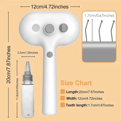 IntiMeg Brosse à vapeur pour chiens et chats