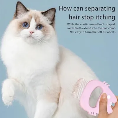 ZooVenture Douce Brosse De Toilettage Pour Chats Et Petits Chiens