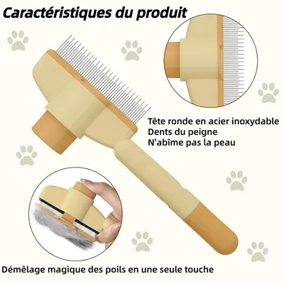 Pet Planet Brosse de toilettage pour chien et chat