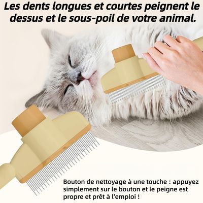Pet Planet Brosse de toilettage pour chien et chat