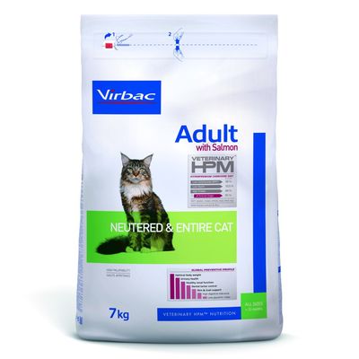 VIRBAC -   CHAT VET HPM CAT ADULT NEUTERED ENTIRE SAUMON