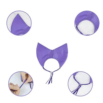 FurryFusion Bonnets de Douche pour Chats