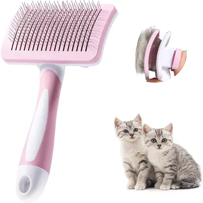 IntiMeg Brosse autonettoyante pour chien et chat
