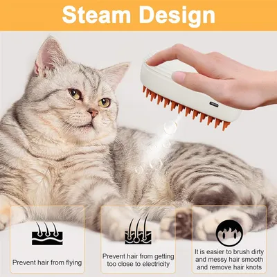 IntiMeg Brosse à vapeur pour chats