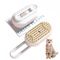 Pet Planet Peigne à spray et massage pour chat Blanc