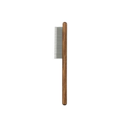 FurryFusion Peigne pour animaux de compagnie en bois