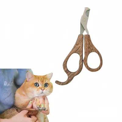 FurryFusion Coupe-ongles en bois pour chat
