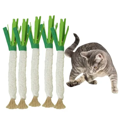 Pet Planet Jouets pour chats en forme d'échalotes au matatabi (5 pièces)
