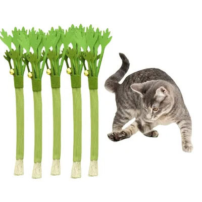 Pet Planet Juguete para gatos Matatabi con forma de apio (5 piezas)