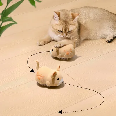 FurryFusion Ratón eléctrico y juguete para gatos