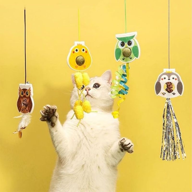 Pet Planet Chats Jouet Animal Oiseau Vert