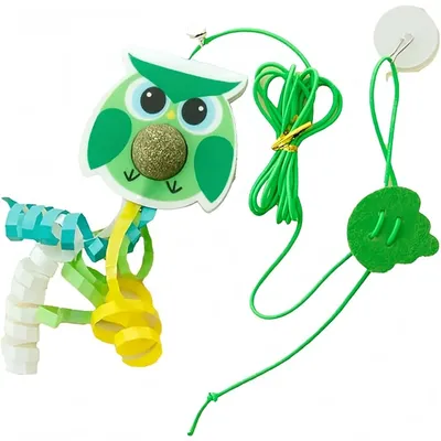 Pet Planet Chats Jouet Animal Oiseau Vert Pet Planet Chats Jouet Animal Oiseau Vert