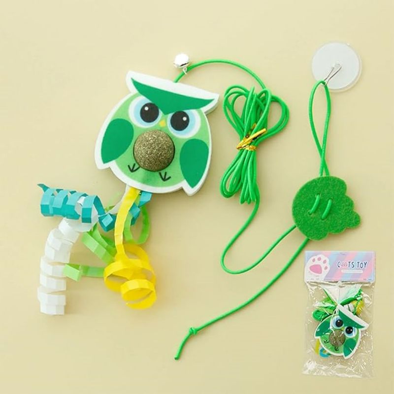 Pet Planet Chats Jouet Animal Oiseau Vert