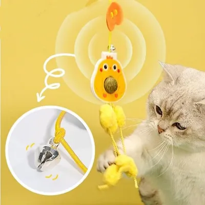 Pet Planet Chats Jouet Animal Poulet Jaune