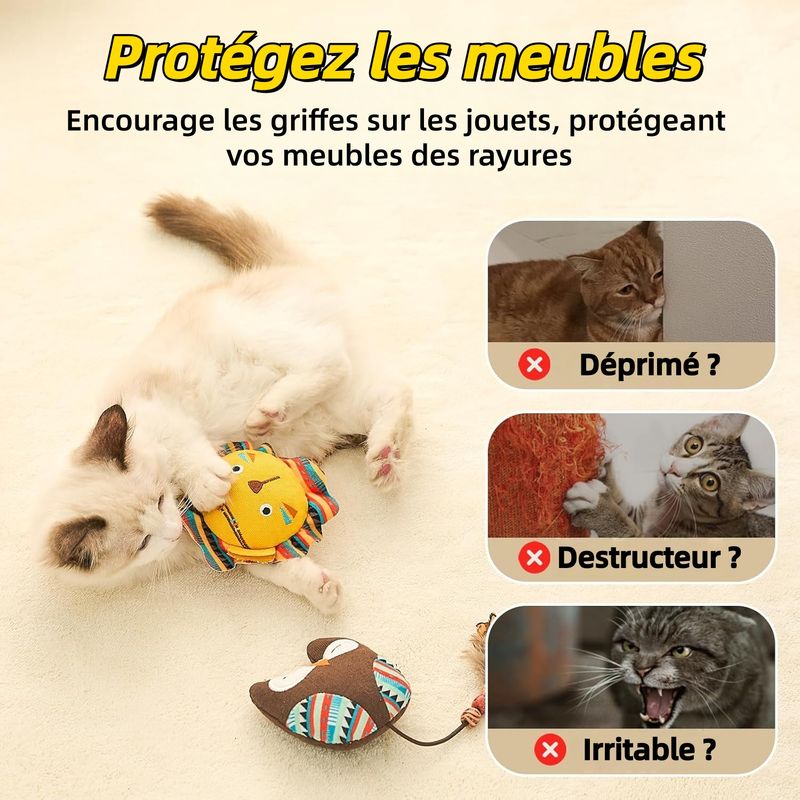 Pet Planet Chats Jouet En Forme De Poisson