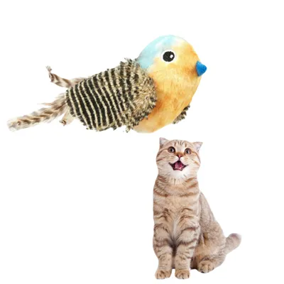 Pet Planet Jouets pour chats en forme d'oiseaux avec menthe pour chats