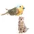 Pet Planet Jouets pour chats en forme d'oiseaux avec menthe pour chats