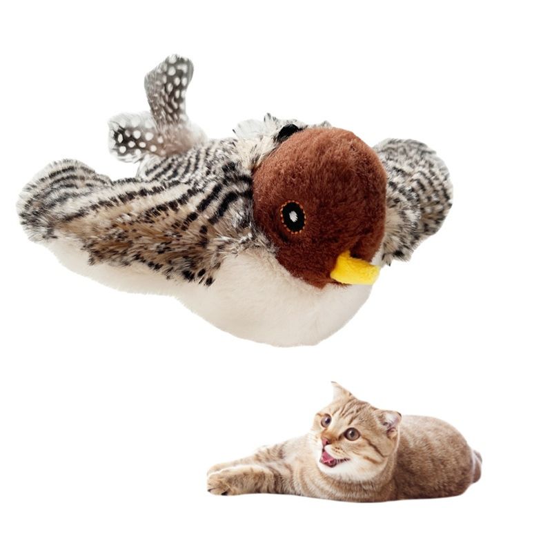 Pet Planet  moineau en peluche électronique sonore