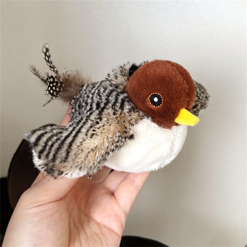 Pet Planet  moineau en peluche électronique sonore