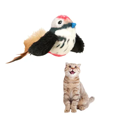 Pet Planet Jouets pour chats en forme d'oiseaux avec menthe pour chats