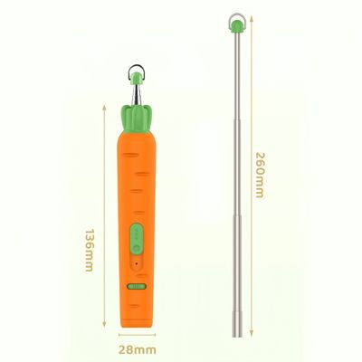FurryFusion Jouet laser pour chat en forme de carotte
