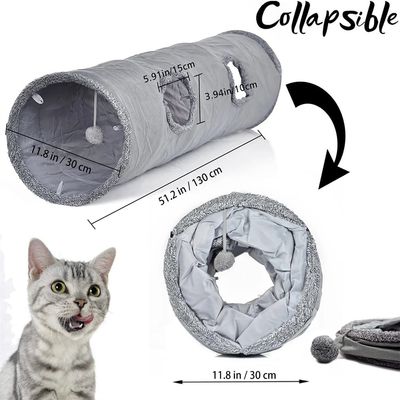 IntiMeg Tunnel pour chat pliable